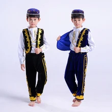 Детская одежда для шоу хуэй, одежда для выступлений, одежда для выступлений, Одежда для танцев в Синьцзяне