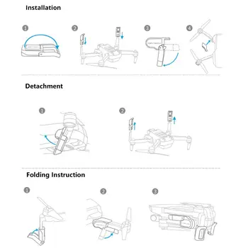 

1Set Extended Landing Gear Leg Support Protector for DJI Mavic Mini Drone Kit 746D