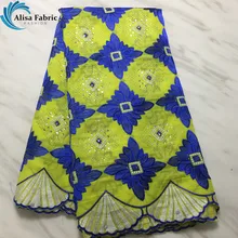 Швейцарская вуаль кружева в швейцарской 5 ярдов/шт африканская сухая кружевная ткань с вышивкой кружева Стразы и камни для выпускного вечера