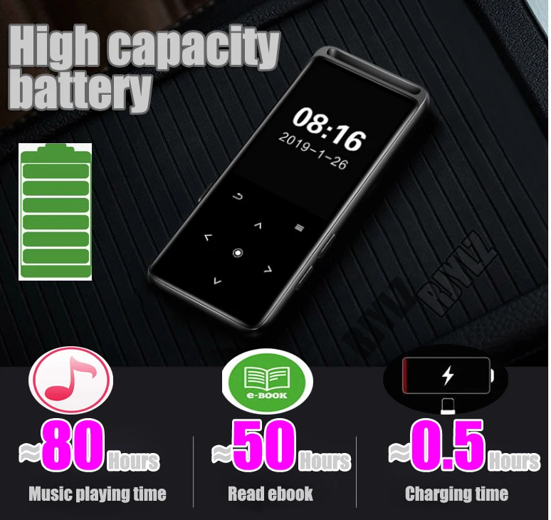 Mp3 плеер без потерь BENJIE M6 Bluetooth 5 0 16 ГБ Hi Fi Портативный аудиоплеер с FM радио