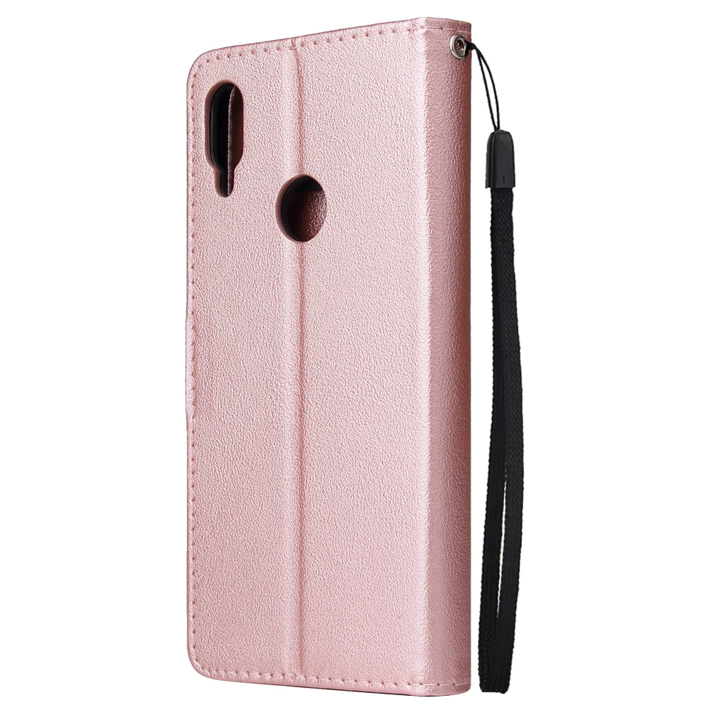 Для Xiaomi Redmi Note 7, 6, 8, 5 Pro, 4X4, однотонный кожаный чехол-бумажник, откидная крышка, слот для карт, для Redmi Note 7 Pro, сумка