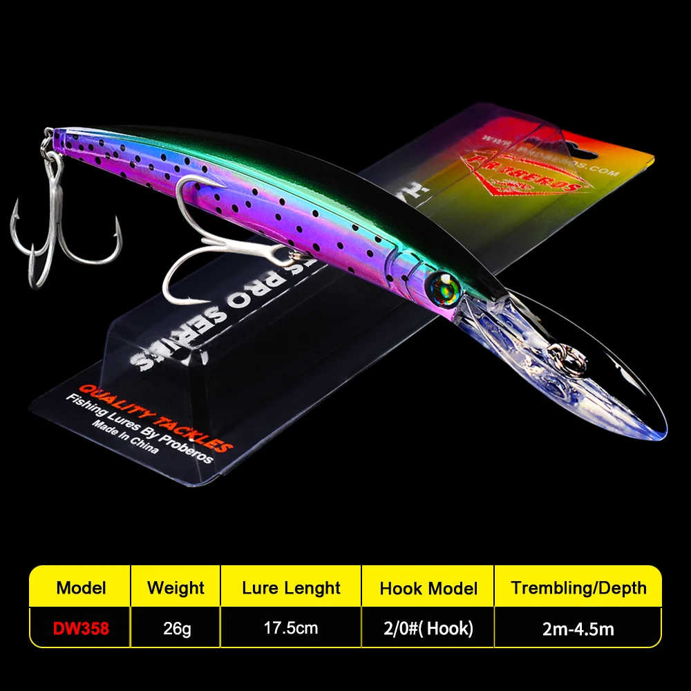 PROBEROS приманки для ловли рыбы твердая приманка 7 &quot 17 78 см/0 963 oz 27 31 г Minnow 10 видов