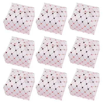 

15 Pcs Romantic Gift Storage Bag Fresh Style Candy Box Stylish Gift Case Packing for Wedding Party Souvenir-Golden Red Heart
