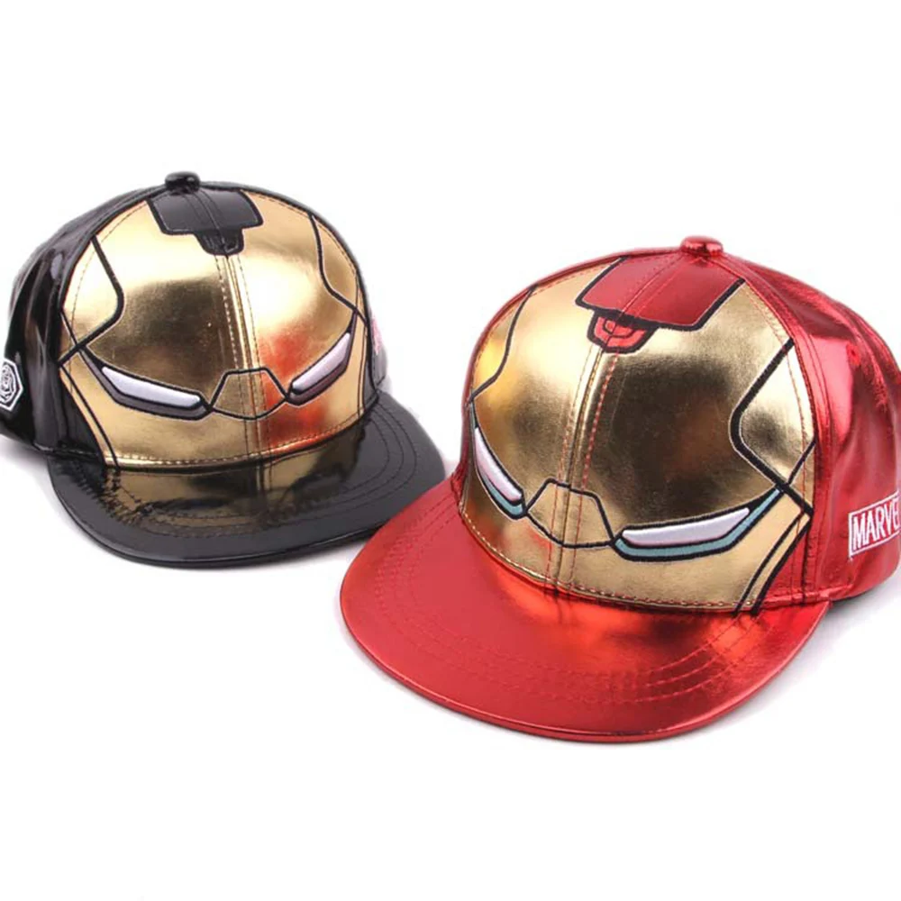 Parent-child Baseball Cap Iron Man Kids Hip Hop Cartoon Snapback Boys Girls Outdoor Sports Hiking Sun Visor Dancing Hat EP0111 (5)
