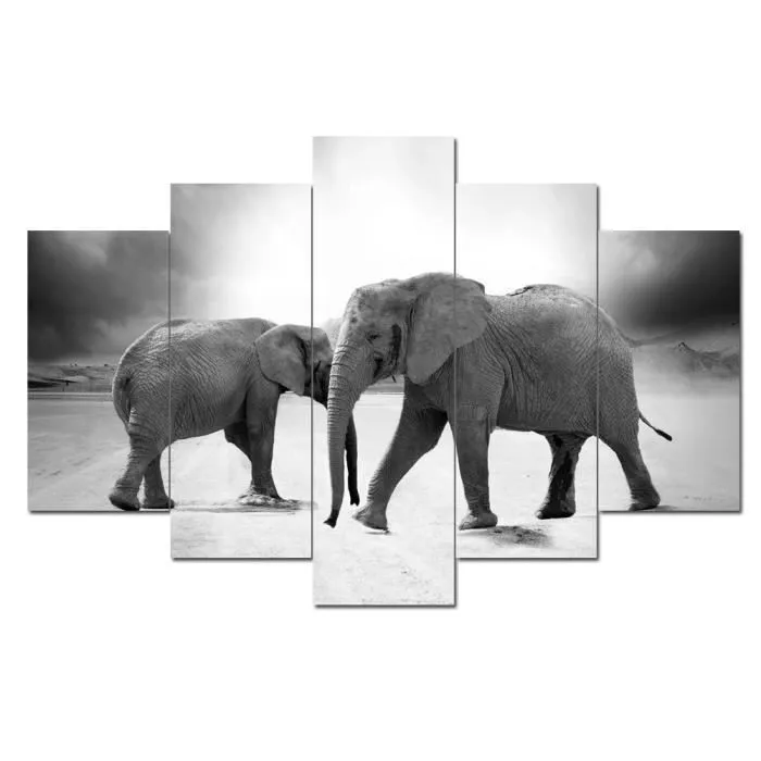 

5-frame Mother And Child like Computer Airbrush Painting AliExpress Amazon Wish Decorative Painting Core