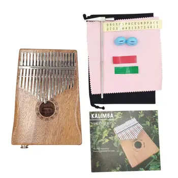 

Hot 17 Key Kalimba African solid Mahogany Thumb Finger Piano 17 keys Solid Wooden Musical Instruments For Beginner New