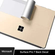 XSKN для microsoft Surface Pro 7 ультра тонкий цвет шампанского золото задняя наклейка защитная наклейка