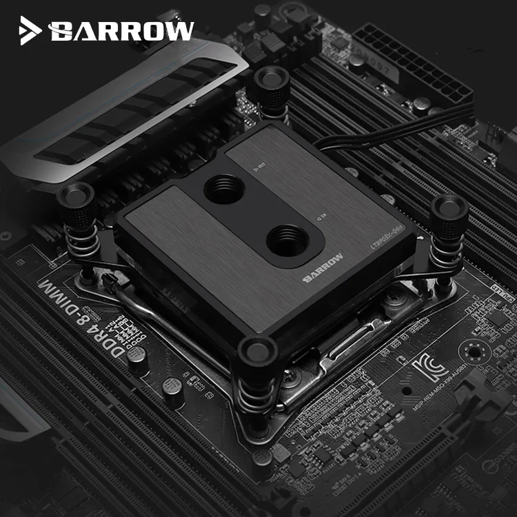 Водяной блок Barrow для ЦП INTEL Socket LGA X99 X299 2011 2066 5 в 3pin|Кулеры/вентиляторы/системы