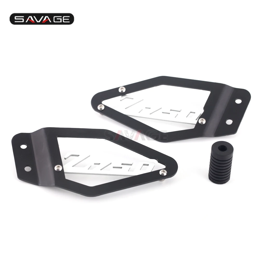 Footpegs Mount Heel Guard Plates Cover For KAWASAKI Z750 Z 750 2007-2009 Left Shift Lever Foot Pedal Toe Peg Cover Motorcycle