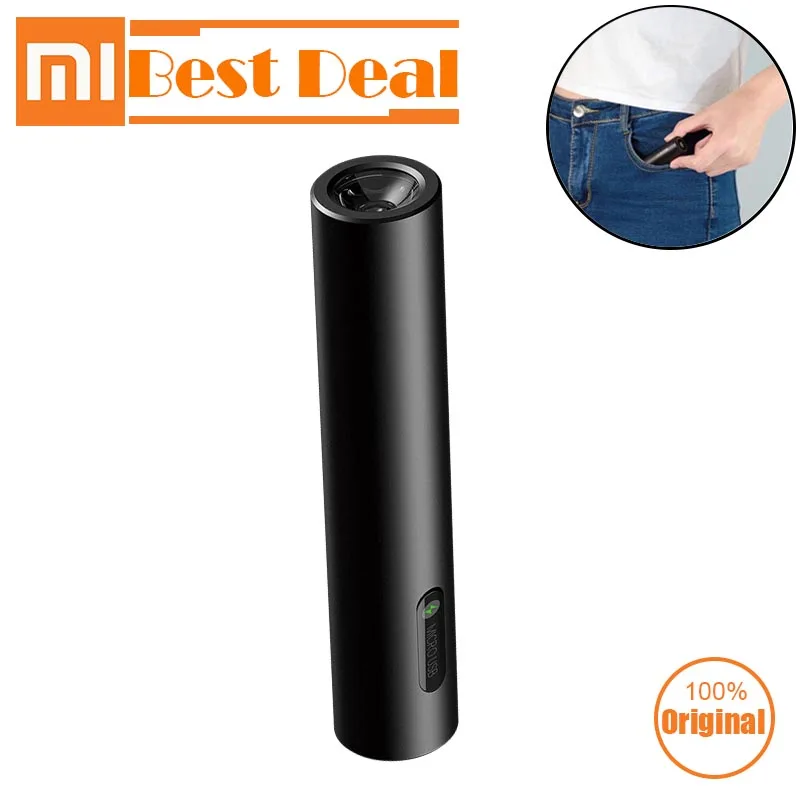 Xiaomi Beebest Metal Flashlight All Aluminum Alloy Lightweight Flashlight 300LM IPX7 Waterproof Multi-function Flashlight