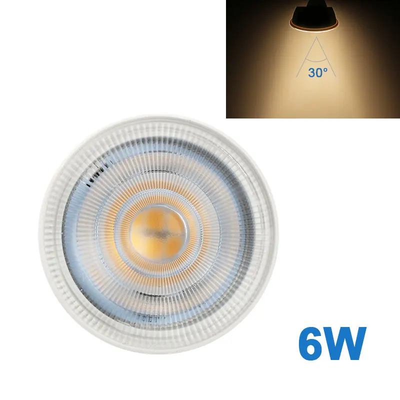 E27 E14 MR16 GU10 светодиодный лампы 220V 240V Bombillas lampada Светодиодный светильник прожектор 2835SMD холодный белый и теплый белый светодиодный освещения - Испускаемый цвет: 6W LENs