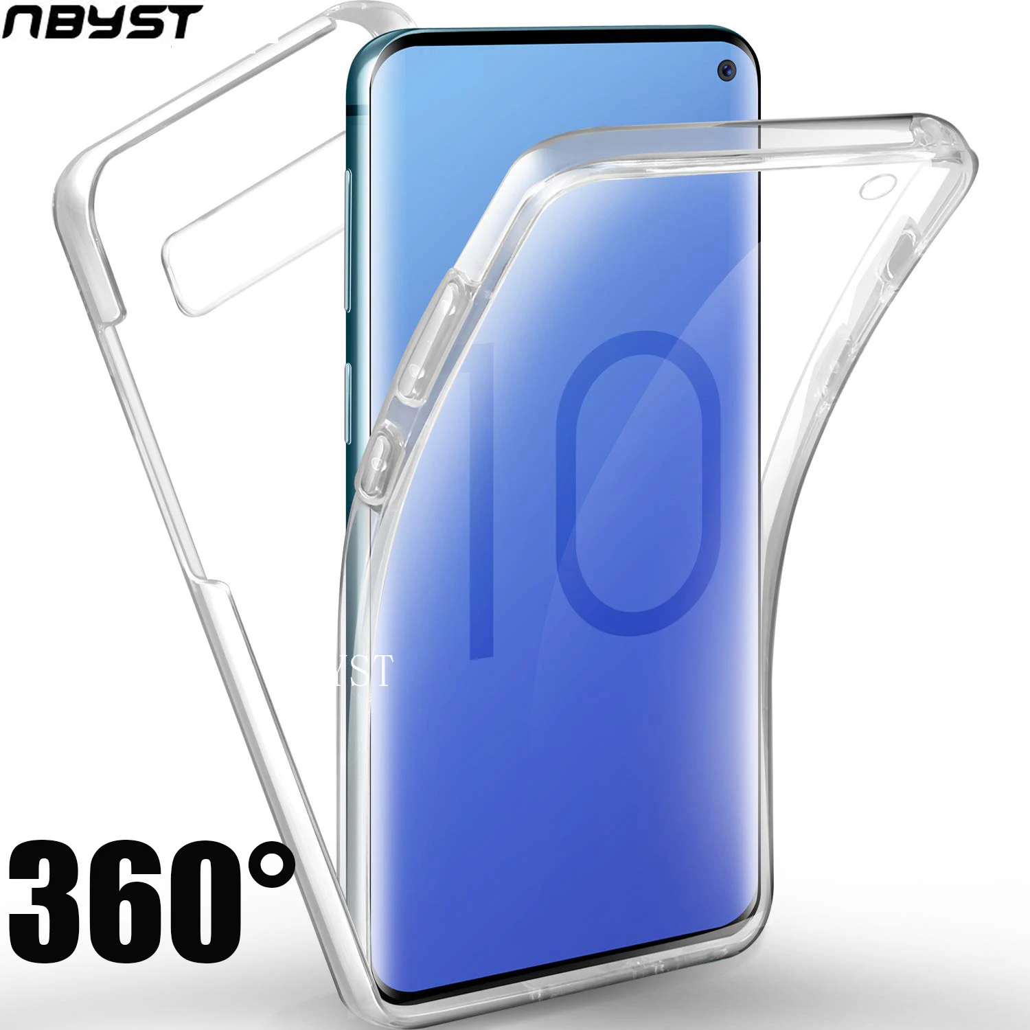

360 Degree Full Body Cases for Samsung Galaxy S10 S10e S6 S7 S8 S9 Edge Plus A7 A8 A6 A9 plus 2018 J3 J4 J5 J6 J7 Silicone Cover