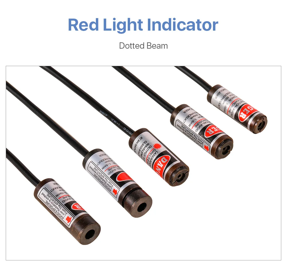 Cloudray Red Dotted Beam Light 650 nm 5 V Infrarot-einstellbarer Lasermodul-Locator + Adapter für Fasermarkierungs- oder Schneidemaschine – Detail 3