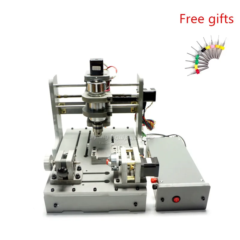 Гравировальный станок с ЧПУ 30 х20 см и 4 й вращающейся осью 300 Вт|cnc router|mini cncmini cnc 3020 |