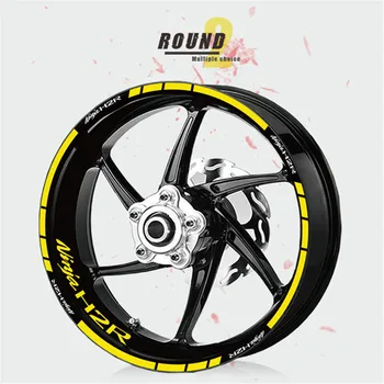 

MTK RACING for tire sticker stripe waterproof wheel sticker reflective sticker FOR KAWASAKI NINJA H2R NINJA H2R