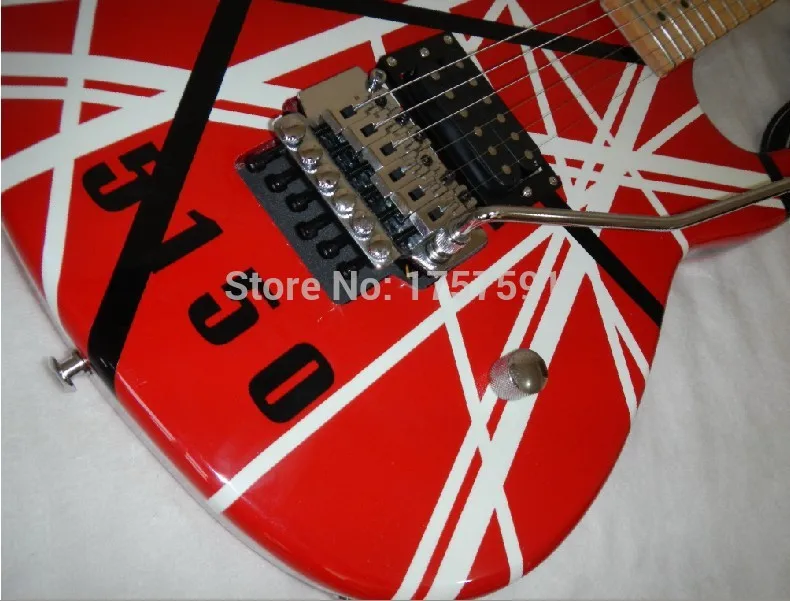 Бренд kramer 5150 красный и белый EVH серии Ари тремоло электрогитары