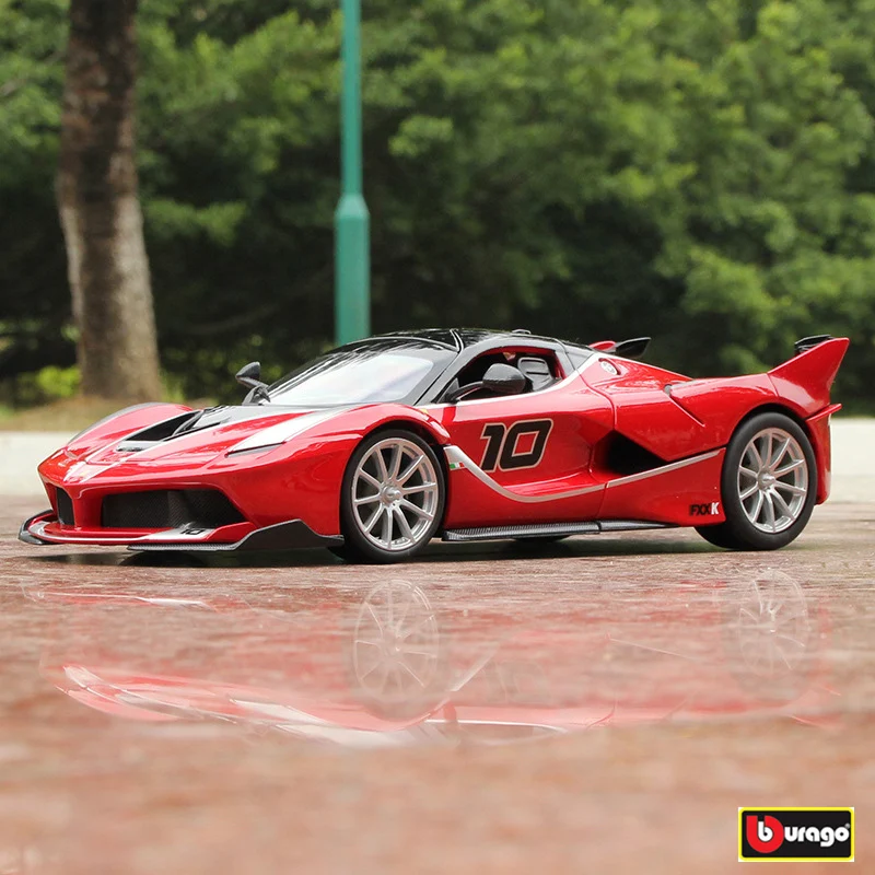 Bburago 1:18 Феррари FXXK 10 автомобильный брелок для автомобильных ключей имитационная