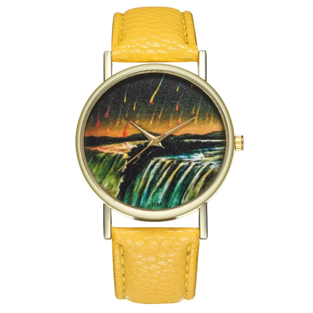 Leather Bracelet Lady Womans Wrist Watch Gift Women Watch Luxury Fashion Leather Fashion Causal Dress Watch Women