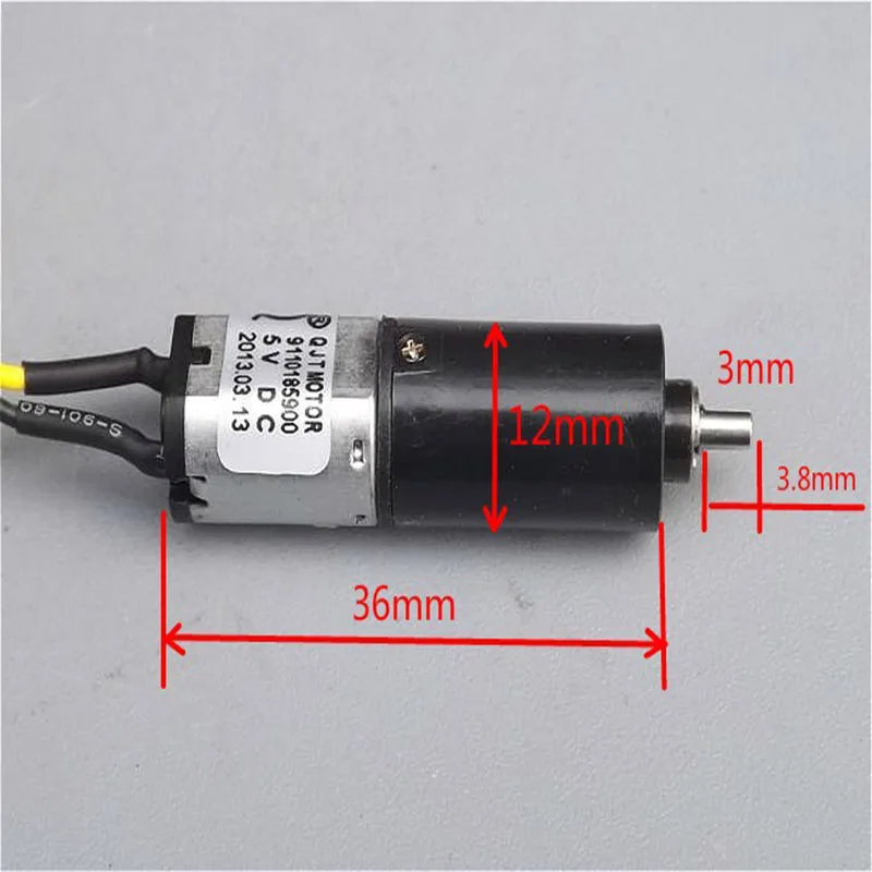 Четырехуровневый Micro Mini 12 мм N20 PlanetaryGeared мотор-редуктор постоянного тока 3 V-6 V 5V 52RPM Высокий крутящий момент Redution Электрический мотор