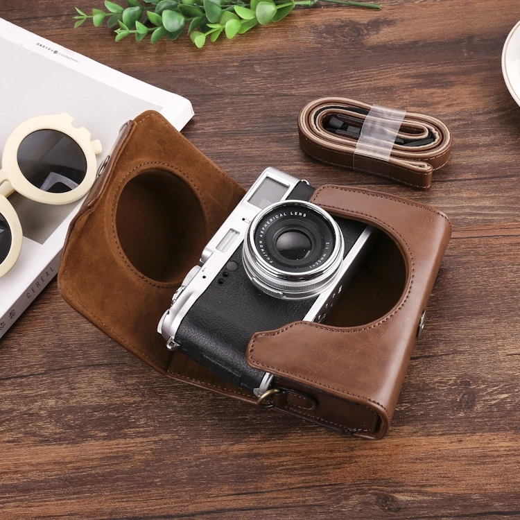 Leather Camera Fujifilm Xf10 Accessories Strap Fujifilm X100s Case