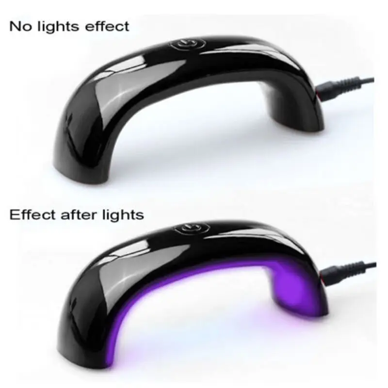 Nail Dryer Nails Drying Machine for Gel Varnish Home Portable Curing Machines Apparatus Nail Art Fan Dryer