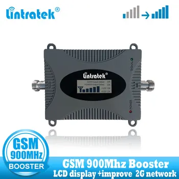 

Lintratek GSM 2G 900MHz Signal Booster Repeater Cellular Gsm 2G Voice and Call Mobile phone Signal Amplifier with LCD display