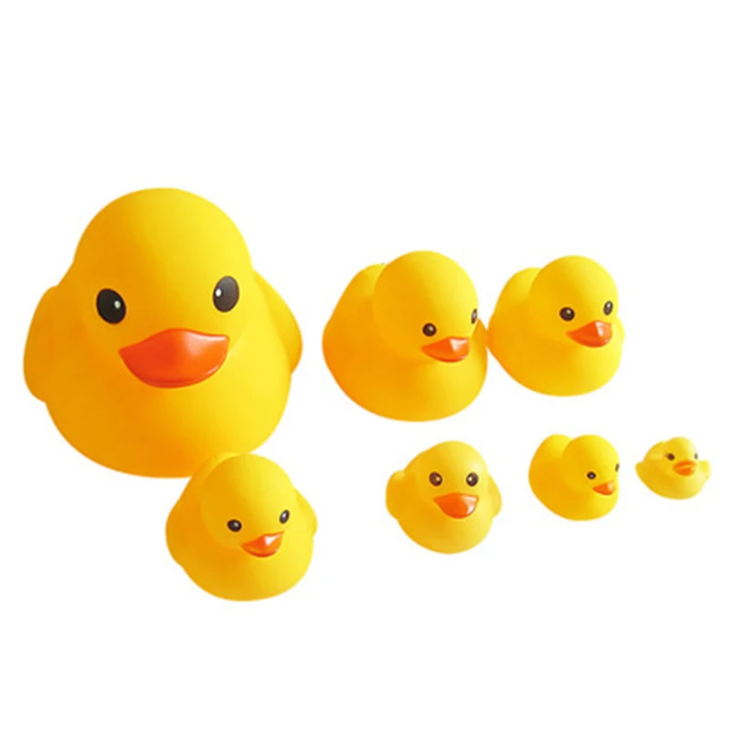 Huilong Petit Canard Jaune En Silicone Jouet Educatif Pour Enfants Son De Canard D Eau Aliexpress