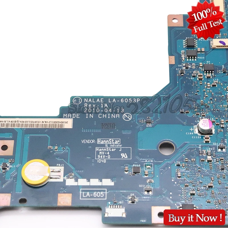 NOKOTION NALAE LA-6053P K000103980 для Toshiba Satellite L675D материнская плата для ноутбука HD3200 DDR3 Бесплатный процессор