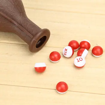 

Billiard Pool Shaker Bottle with 8 Numbered Tally Balls Pea Accessory Billiard FOU99