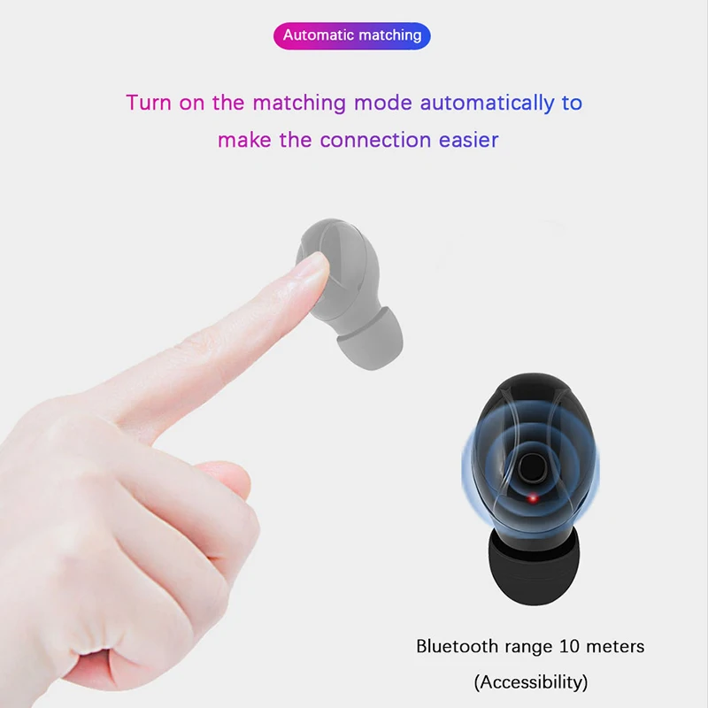 3D стерео звук Bluetooth V5.0 наушники портативный TWS беспроводной сенсорный наушник с зарядным чехлом Спорт бас гарнитура Автоматическое включение/выключение