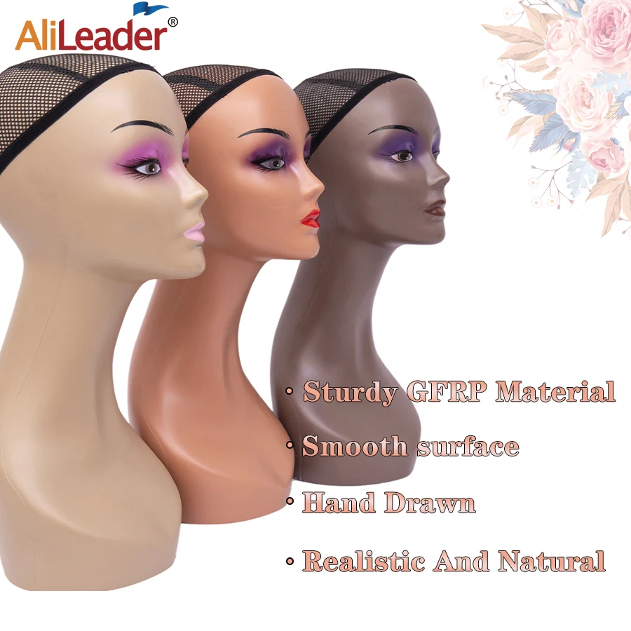 High Neck Mannequin Head for Wigs Professional Jewelry Wigs Display Stand Head Realistic Female Model wig stand wig stand holder wig head mannequin wig storage stand mannequin head holder mannequin head model female mannequin head