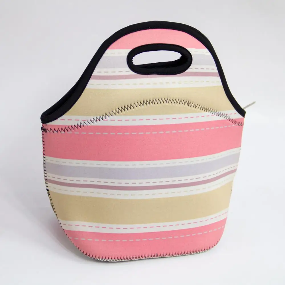 Neoprene picnic bag, thermal lunch bag, insulated cooler bag