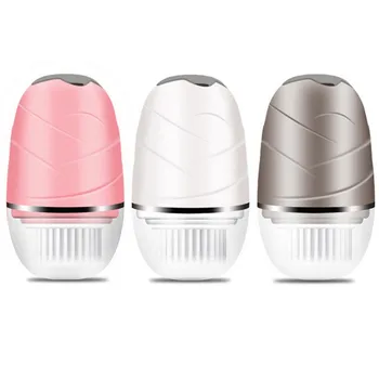 

Electric Face Cleansing Brush Deep Pore Cleanser Blackhead Remover 3 Replacable Heads Skin Care massager Facial Washer Beauty