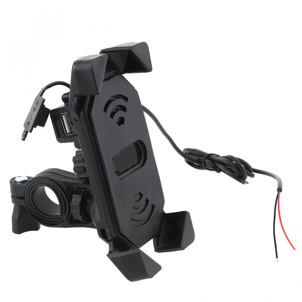 12-24 V DC 5V 2.1A USB ABS многофункциональное телескопическое поворотное мотоциклетное зарядное устройство для 3,5-6 дюймового мобильного телефона