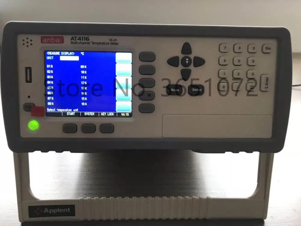 

AT4116 temperature meter with cheap price can measure 16 channels