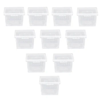 

10pcs Practical Reptile Breeding Box Insect Feeding Box Portable Creeper House