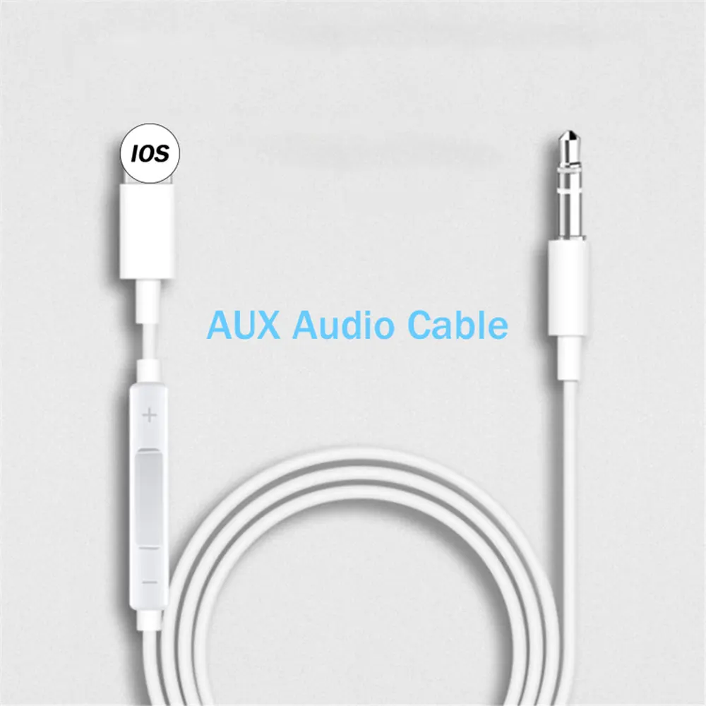 

3.5mm Lighting Aux Audio Jack Extension Cable For IPad IPhone 7 8 Plus X XS X XR. Car Speaker Connector Cable Adapter