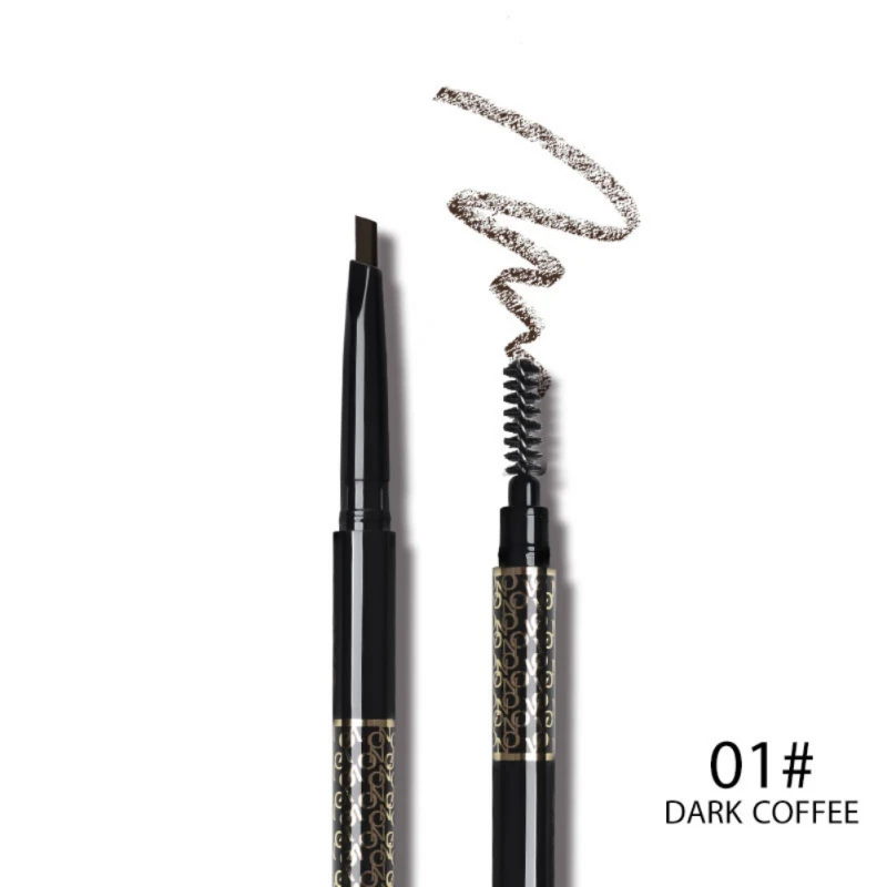 Long-lasting Waterproof Makeup Eyebrow Enhancer Pencil Automatically rotate the triangular eyebrow pencil 5 Color