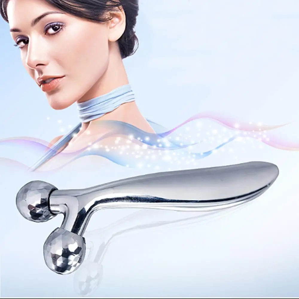 3D Roller Massager 360 Rotate Silver Thin Face Full Body Shape Massager Lifting Wrinkle Remover Facial Massage Relaxation Tool 3D Roller Massager 360 Rotate Silver Thin Face Full Body Shape Massager Lifting Wrinkle Remover Facial Massage Relaxation Tool