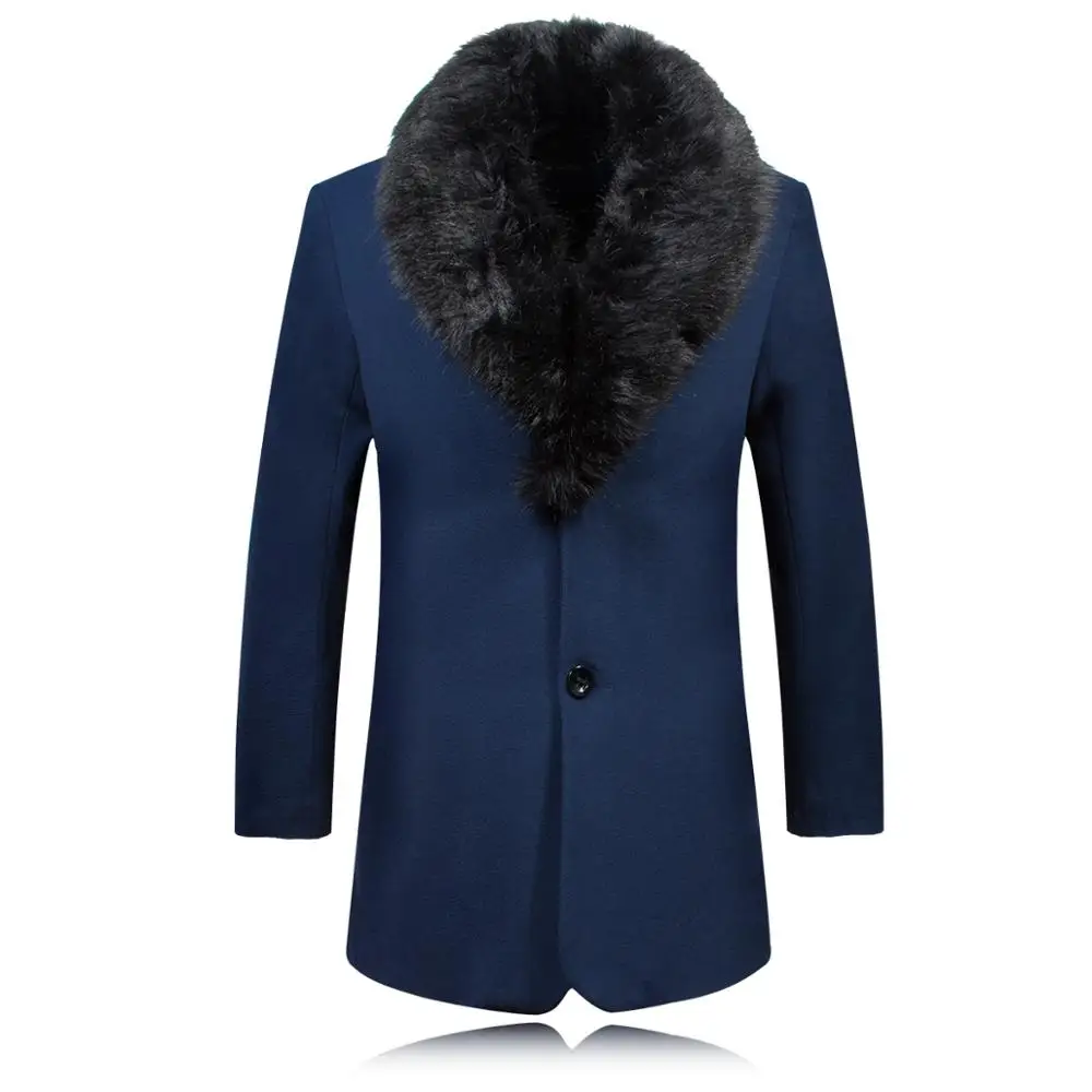 Wool Blend Men's Coat Woollen Overcoat Winter Autumn Men Coat Fashion Brand Clothing Lined Warm Woolen Overcoat Male Wool Blend Men's Coat Woollen Overcoat Winter Autumn Men Coat Fashion Brand Clothing Lined Warm Woolen Overcoat Male