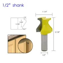Cheap 1pc 1/2" Shank Door Lip & Finger Grip Router Wood Concave Cleaning Milling Cutter Solid Hardened Steel Bits Cheap 1pc 1/2" Shank Door Lip & Finger Grip Router Wood Concave Cleaning Milling Cutter Solid Hardened Steel Bits
