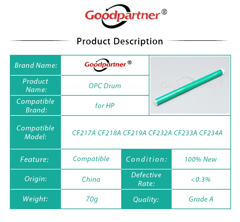 1X 17A 19A 32A 34A CF217A CF219A CF232A CF234A фотобарабанное фазирующее устройство для HP M102 M104 M106 M130