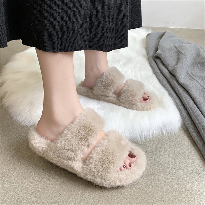 cheap fuzzy slippers