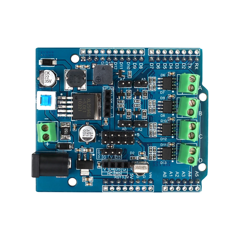 Zhiyitech L9110S Motor Drive Expansion Board with 4 Independent IC DIY Kit Electronics For Arduino Stem Programming Smart Robot |