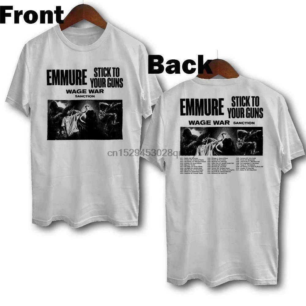 Berperang TOUR 2018 T SHIRT USA Ukuran 
