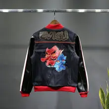 Подлинный Evisu, высокое качество, полный принт, модная теплая дышащая мужская куртка, Звездный Тренд, мужское джинсовое пальто, Тренч