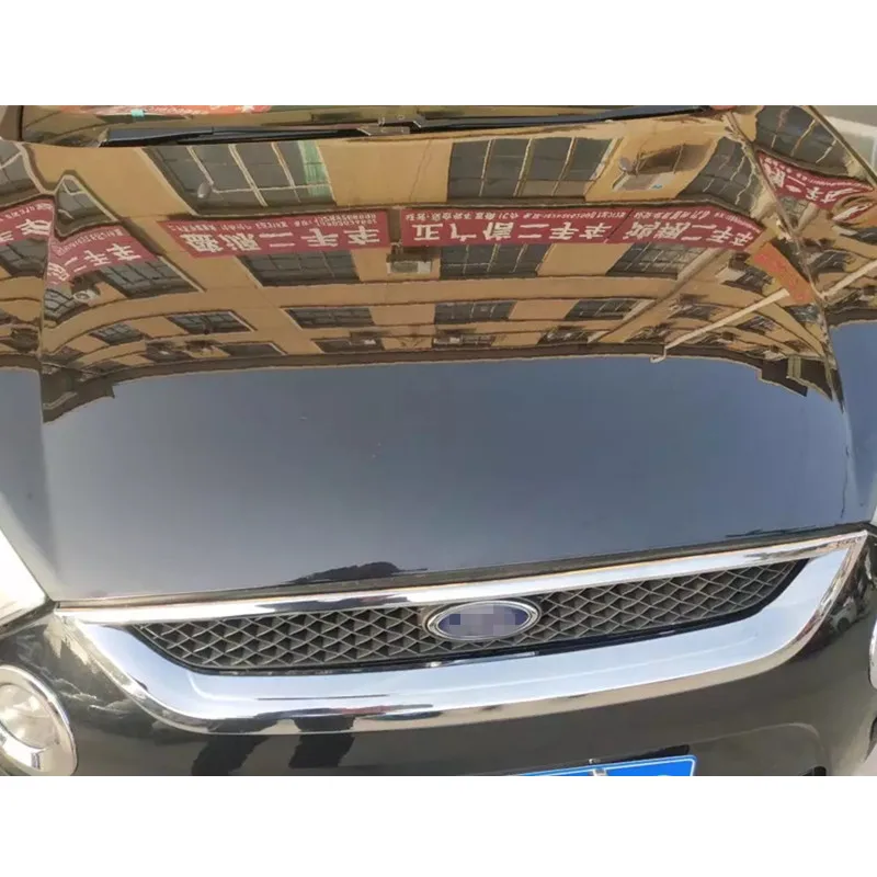 Abs Хромированная передняя решетка Вокруг отделки для Ford S-MAX SMAX 2007-2010 2011 2012