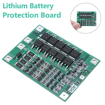 

Newest 4S 40A Lithium Battery Protection Board 18650 Li-ion Lithium Battery BMS Protection Board With Balance Mayitr