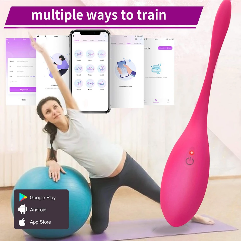 Wireless APP Remote Control Vibrator Vagina Shrinking Kegel Ball G-Spot Clitoris Stimulator Vibrating Egg Sex Toys for Women 6