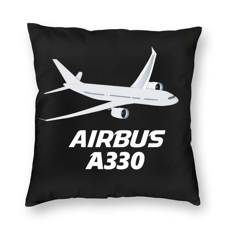 Airbus A330 Cushion Cover Printing Aviation Airplane Pilot Aviator